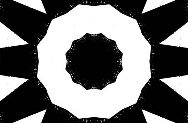 Kaleydoskopik desenli süslemeli tek renkli arkaplan