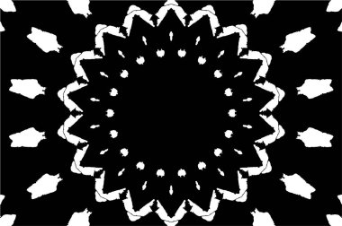 Soyut yaratıcı siyah beyaz desen, vektör çizimi. güzel süs arkaplanı