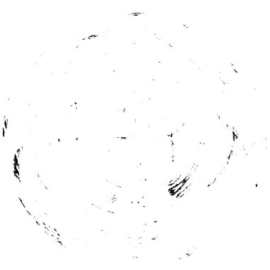 Beyaz arkaplanda soyut siyah yuvarlak şekil, vektör illüstrasyonu 