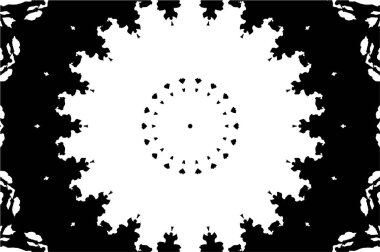 Soyut yaratıcı siyah beyaz desen, vektör çizimi. güzel süs arkaplanı