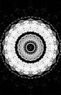 Vektör mandala. Yuvarlak. El çizildi.