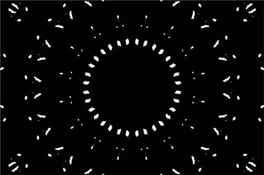 Soyut yaratıcı siyah beyaz desen, vektör çizimi. güzel süs arkaplanı