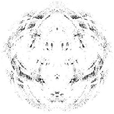 soyut siyah yuvarlak şekil, grunge arkaplan, vektör illüstrasyonu