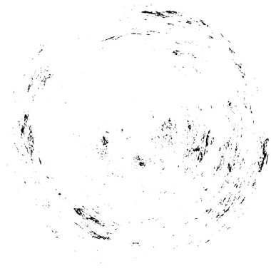 soyut siyah yuvarlak şekil, grunge arkaplan, vektör illüstrasyonu