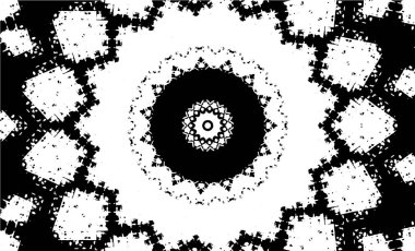 Kaleydoskopik desenli tek renkli süslemeli arkaplan