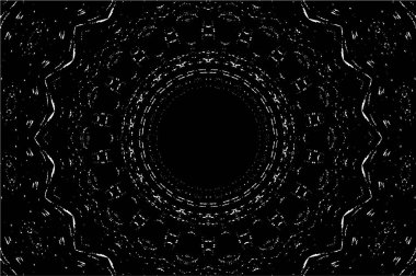 Vektör mandala. Yuvarlak. El çizildi.