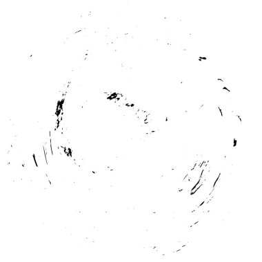 soyut siyah yuvarlak şekil, grunge arkaplan, vektör illüstrasyonu