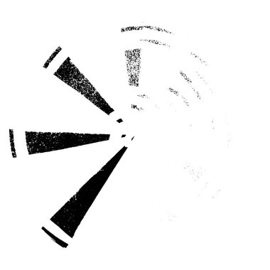 soyut siyah daire damgası, grunge vintage arkaplan, vektör illüstrasyonu