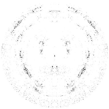 soyut siyah daire damgası, grunge vintage arkaplan, vektör illüstrasyonu