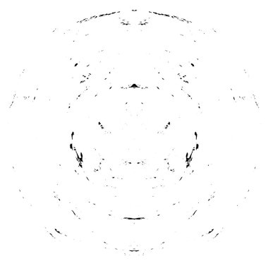 soyut siyah daire damgası, grunge vintage arkaplan, vektör illüstrasyonu