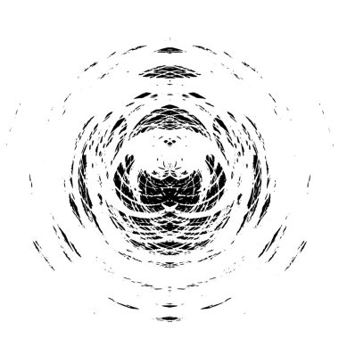 soyut siyah daire damgası, grunge vintage arkaplan, vektör illüstrasyonu