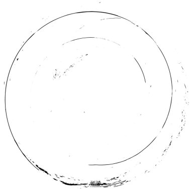 Soyut yuvarlak desenli eski boyalar ve alçı çatlaklar, siyah ve beyaz. 