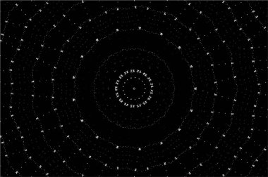 Mandala deseni. Süslü siyah beyaz arkaplan. 