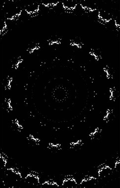 Kaleydoskopik desenli tek renkli süslemeli arkaplan