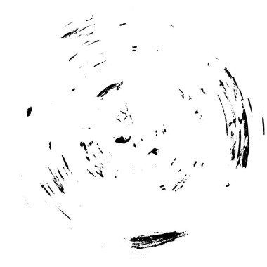 Soyut mürekkep lekesi. Grunge Kara Fırça Örnekleri. Koyu Boya Vuruşu dokusu Beyaz Arkaplanda İzole Edildi.