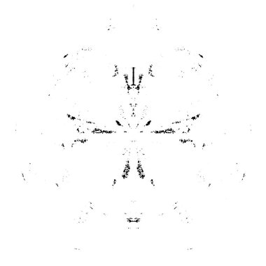 Soyut mürekkep lekesi. Grunge Kara Fırça Örnekleri. Koyu Boya Vuruşu dokusu Beyaz Arkaplanda İzole Edildi.