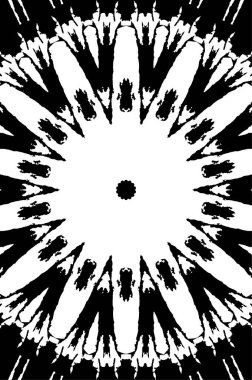 Soyut yaratıcı siyah beyaz desen, vektör çizimi. güzel süs arkaplanı