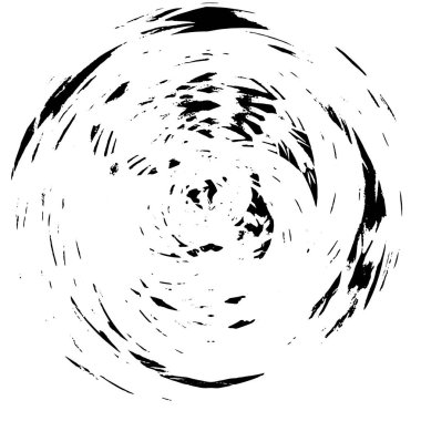 Siyah ve Beyaz Grunge Örtüsü elementi. Kirli Tek Renkli Vektör Çizim Arkaplanı