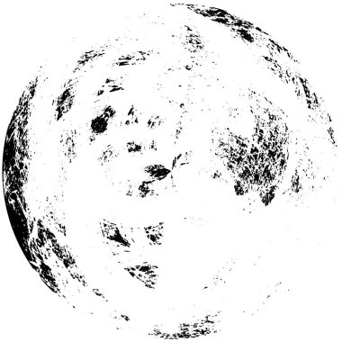 Siyah ve Beyaz Grunge Örtüsü elementi. Kirli Tek Renkli Vektör Çizim Arkaplanı