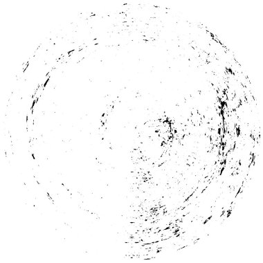 Siyah ve Beyaz Grunge Örtüsü elementi. Kirli Tek Renkli Vektör Çizim Arkaplanı