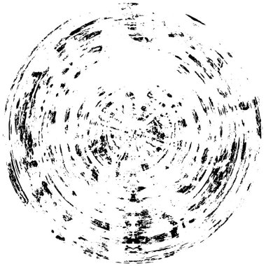 Siyah ve Beyaz Grunge Örtüsü elementi. Kirli Tek Renkli Vektör Çizim Arkaplanı