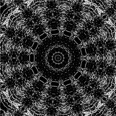 Kusursuz geometrik siyah beyaz mozaik