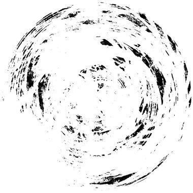 Siyah ve Beyaz Grunge Örtüsü elementi. Kirli Tek Renkli Vektör Çizim Arkaplanı