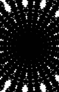 Kaleydoskopik desenli tek renkli süslemeli arkaplan