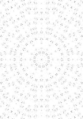 Kusursuz geometrik siyah beyaz mozaik