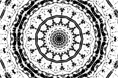 Kaleydoskopik desenli tek renkli süslemeli arkaplan