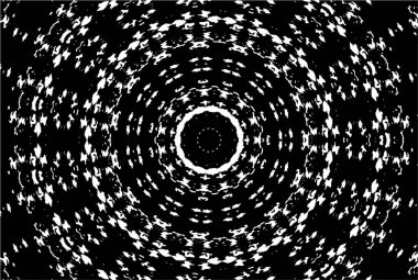 Kaleydoskopik desenli tek renkli süslemeli arkaplan