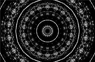 Vektör mandala. Yuvarlak. El çizildi.