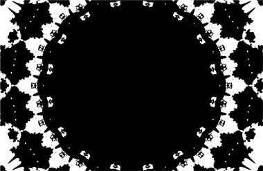 Soyut yaratıcı siyah beyaz desen, vektör çizimi. güzel süs arkaplanı