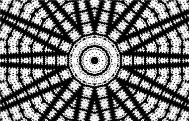 siyah ve beyaz geometrik soyut desen. vektör arkaplanı