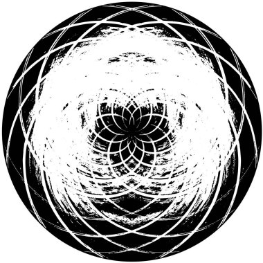 siyah ve beyaz geometrik soyut desen. vektör arkaplanı