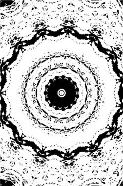 Kaleydoskopik desenli tek renkli süslemeli arkaplan