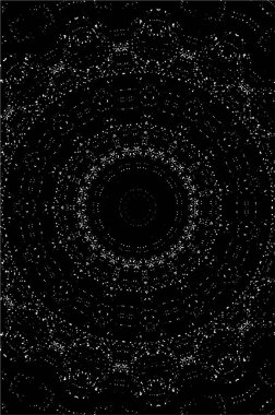 Kaleydoskopik desenli tek renkli süslemeli arkaplan