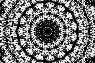 Kaleydoskopik desenli tek renkli süslemeli arkaplan