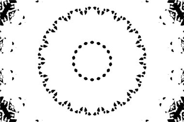 Soyut çember deseni, vektör çizimi. güzel süs arkaplanı