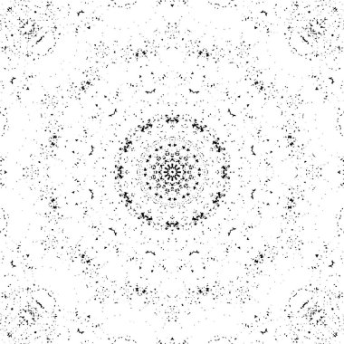 Kusursuz geometrik siyah beyaz mozaik