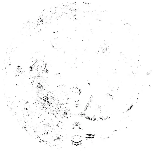 Abstrakte Schwarze Runde Form Auf Weißem Hintergrund — Stockvektor