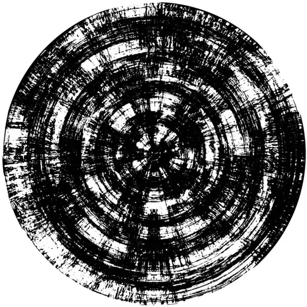 Abstract Black Circle Stamp Grunge Vintage Background Ilustração Vetorial — Vetor de Stock