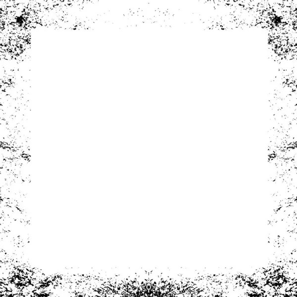 白色背景上的Grunge正方形框架 — 图库矢量图片