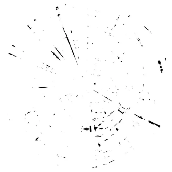 抽象インクブロット ブラックブラシのサンプル ホワイトバックグラウンドで分離されたダークペイントストロークテクスチャ — ストックベクタ