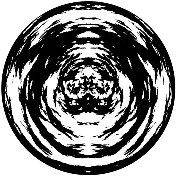 Чорно Білий Геометричний Абстрактний Візерунок Векторний Фон — стоковий вектор