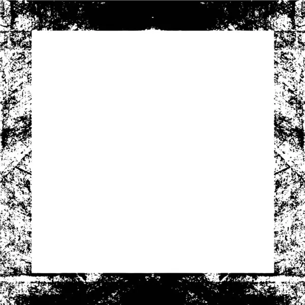 Cadre Grunge Abstrait Sur Fond Blanc Modèle Conception Vectorielle — Image vectorielle