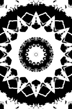 Soyut çember deseni, vektör çizimi. güzel süs arkaplanı