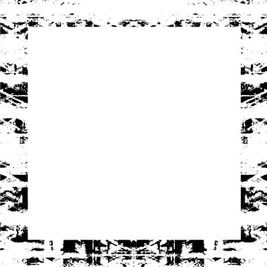 Beyaz arkaplanda siyah kare kenar.