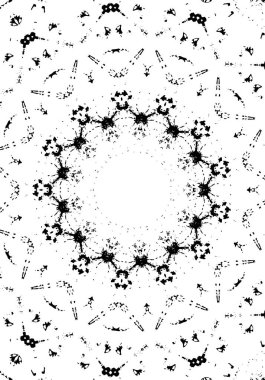 soyut geometrik mozaik vektör çizimi