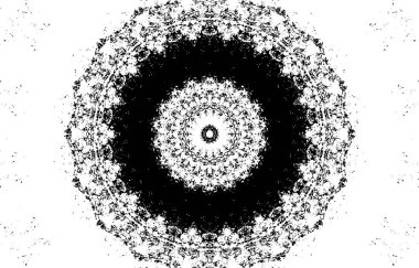 Vektör mandala. Yuvarlak. El çizildi.